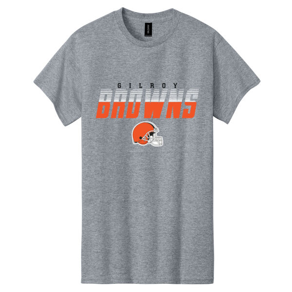 Gilroy Browns Heavy Cotton 100% Cotton T Shirt Thumbnail
