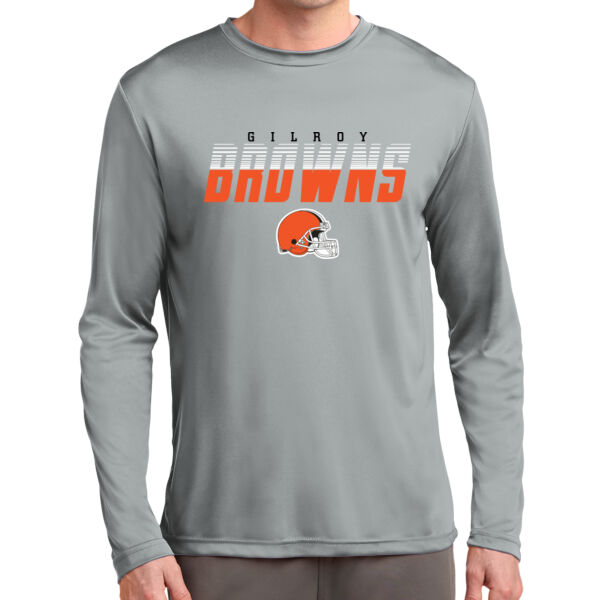 Gilroy Browns Long Sleeve PosiCharge Competitor Tee Thumbnail