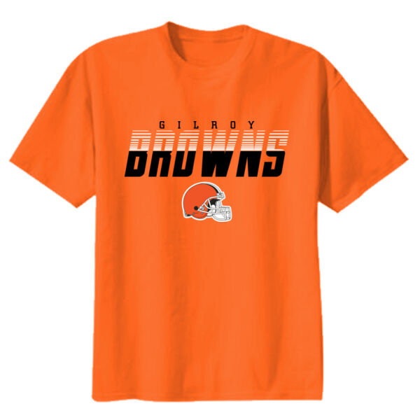 Gilroy Browns Youth Heavy Cotton 100% Cotton T Shirt Thumbnail